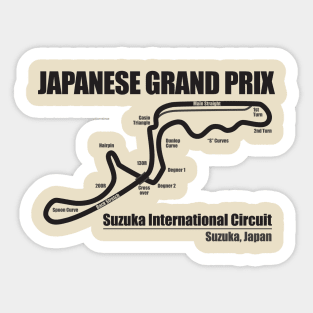 Japanese Grand Prix LS Sticker